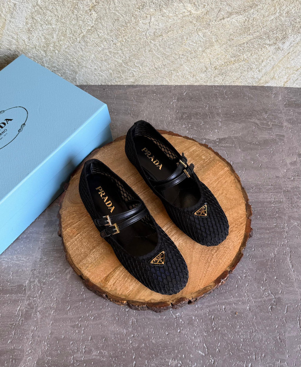 Prada Mesh Fabric Ballerinas - 4