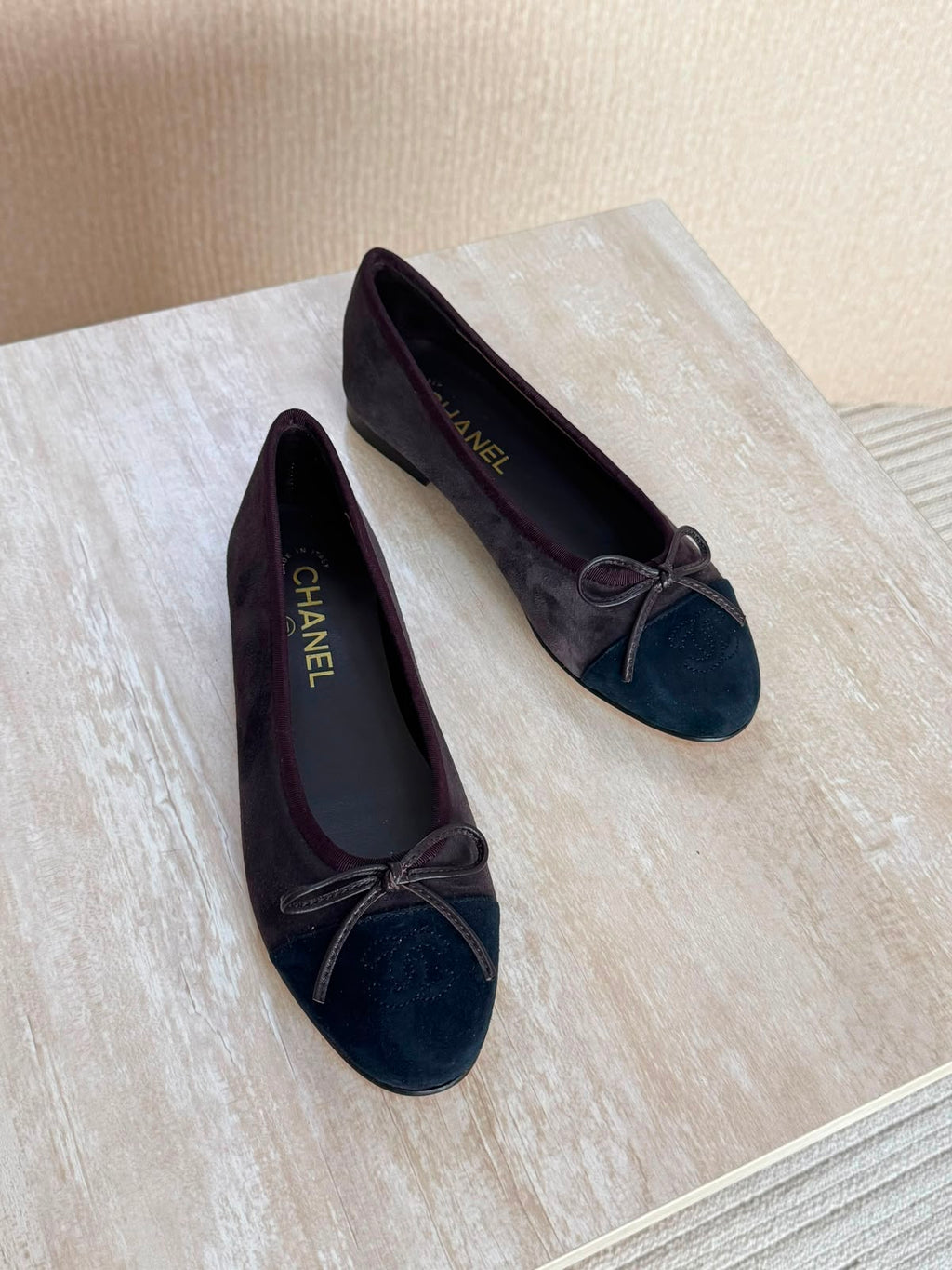 Chanel Suede Ballet Flats - 5