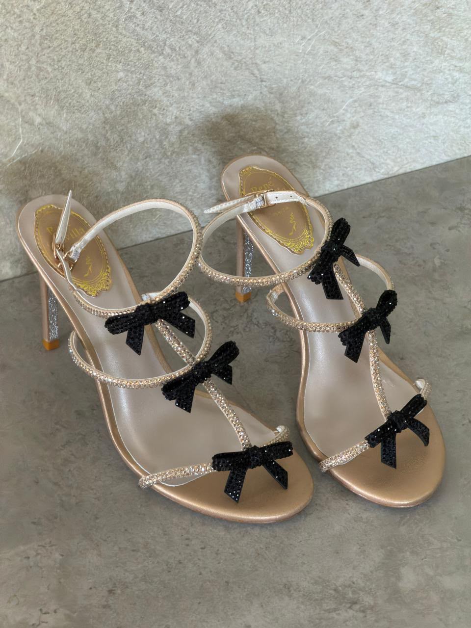 Rene Caovilla Caterina 105 Bow Sandals