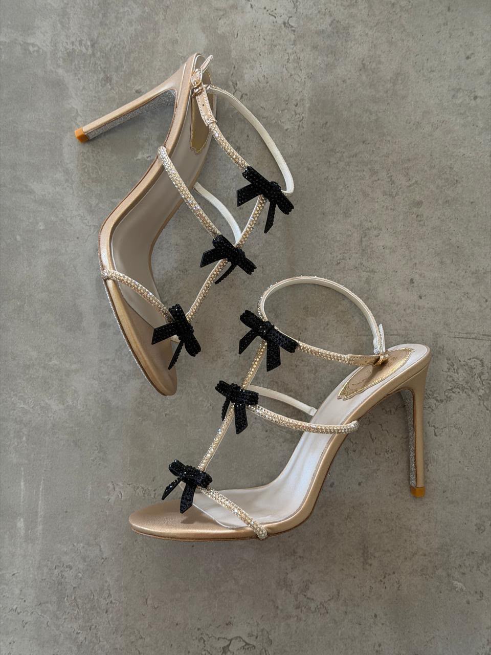 Rene Caovilla Caterina 105 Bow Sandals - 4