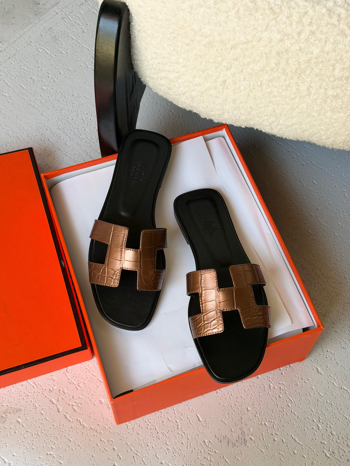 Hermes Oran Sandals - 4