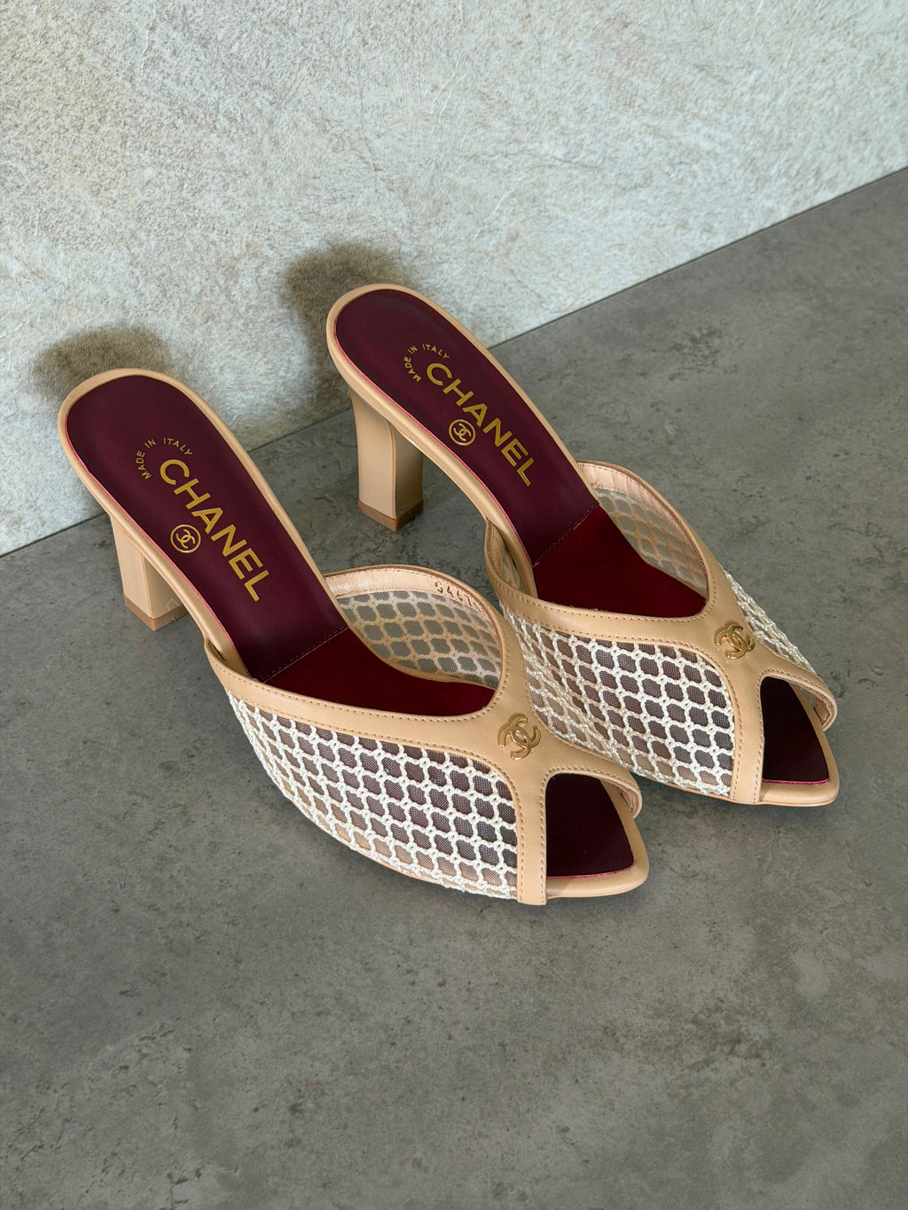 Chanel Coco Beach Mules