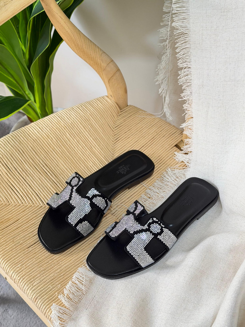 Hermes Oran Strass Sandal - 3