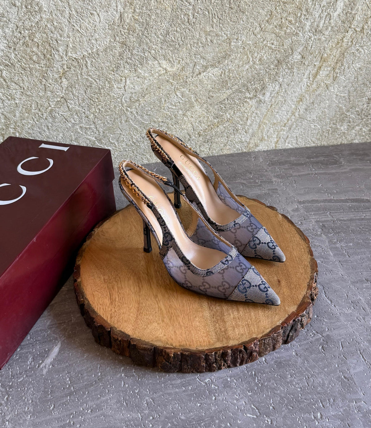 Gucci Signoria 105 Slingback Pumps - 4