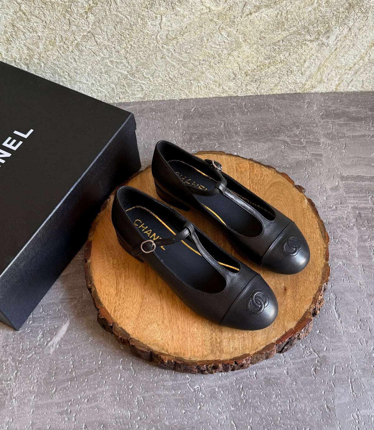 Chanel Interlocking CC Logo T-Strap Mary Jane Flat - 2