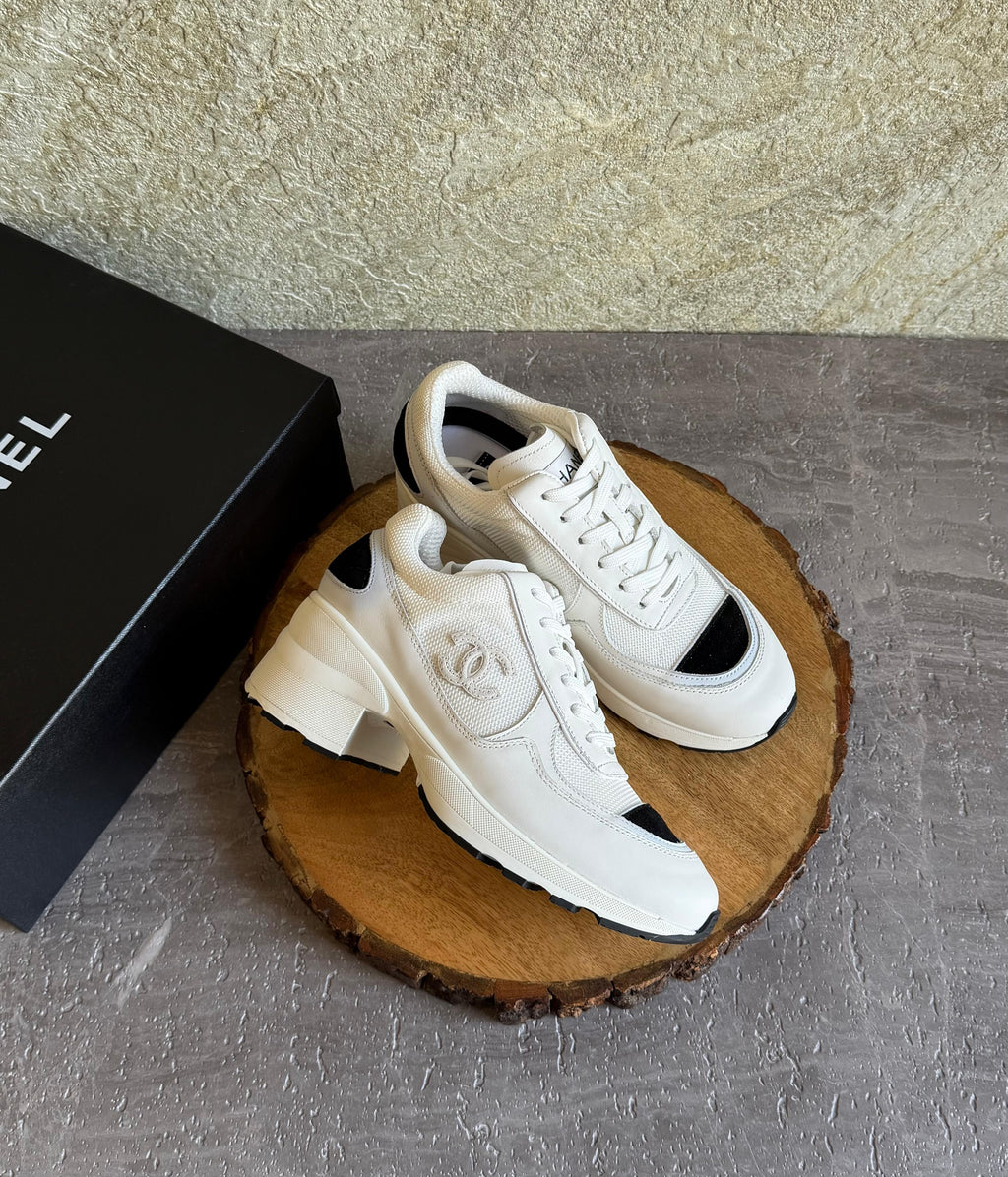 Chanel Heeled Sneakers