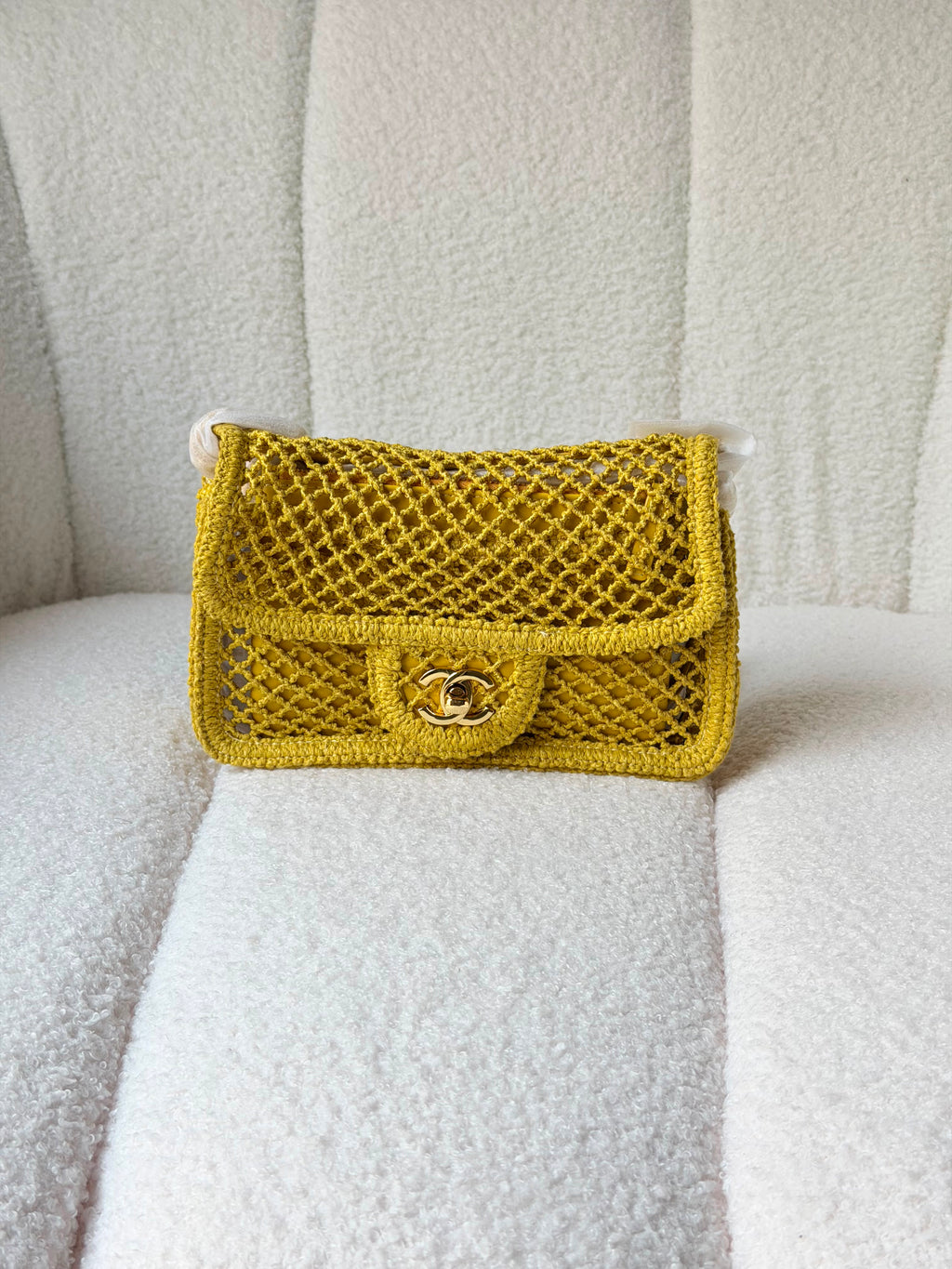 Chanel Small Coco Beach Macrame Flap Bag - 6
