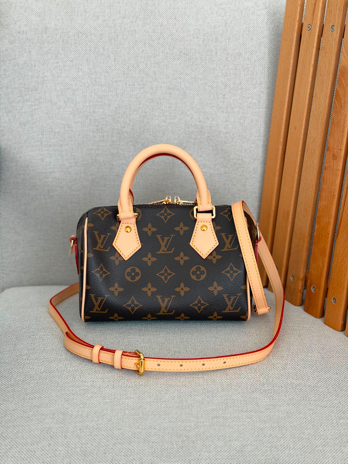 Louis Vuitton Monogram Speedy Bandouliere Bag