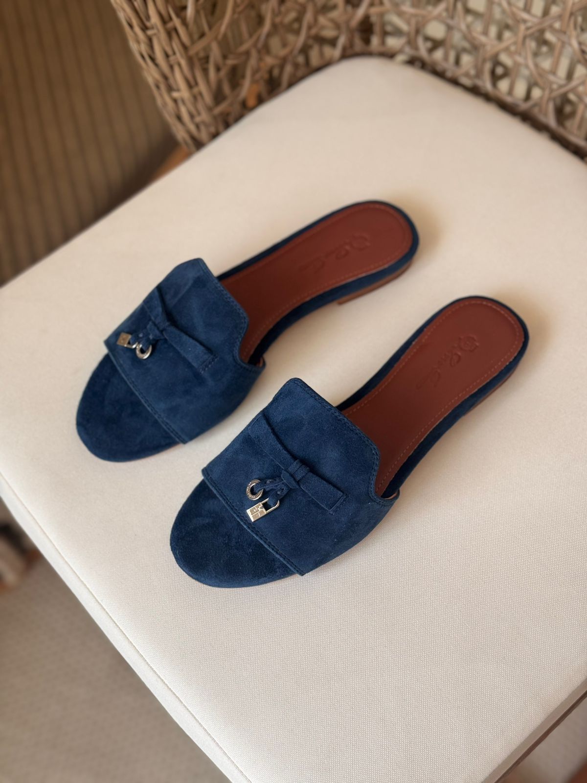 Loro Piana Summer Charms Flat Slides - 8