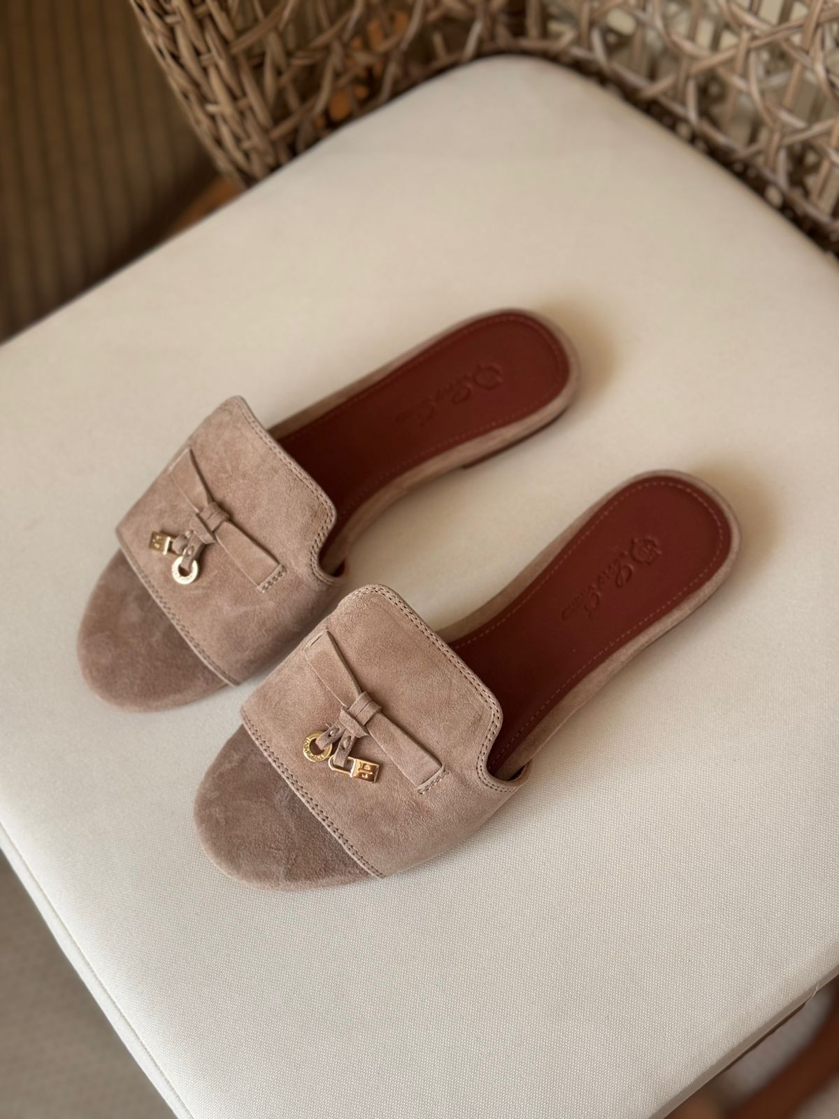 Loro Piana Summer Charms Flat Slides - 11