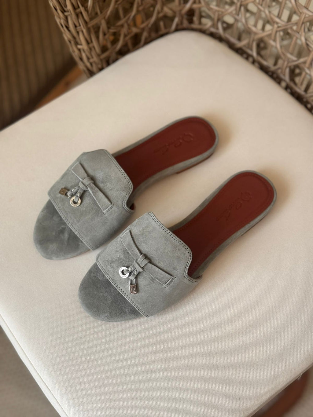 Loro Piana Summer Charms Flat Slides - 10