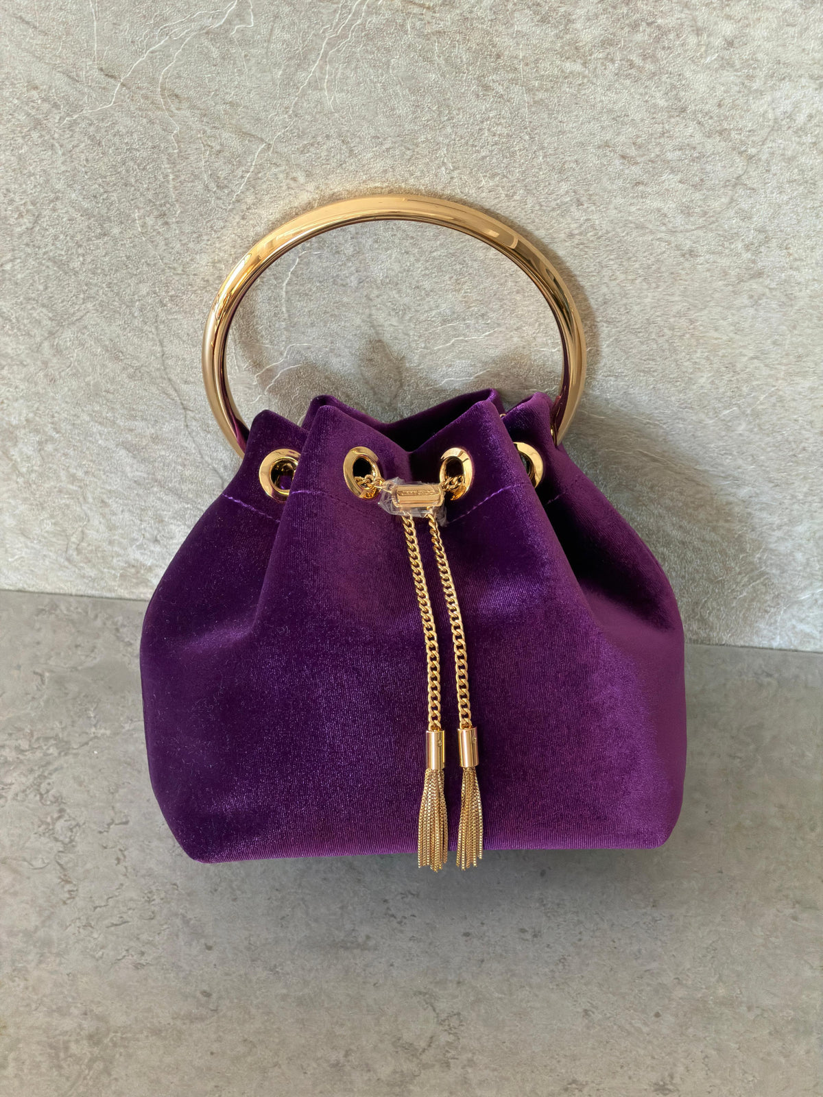 Jimmy Choo Bon Bon Velvet Bag - 2