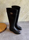 Dior Empreinte Leather Riding Boot