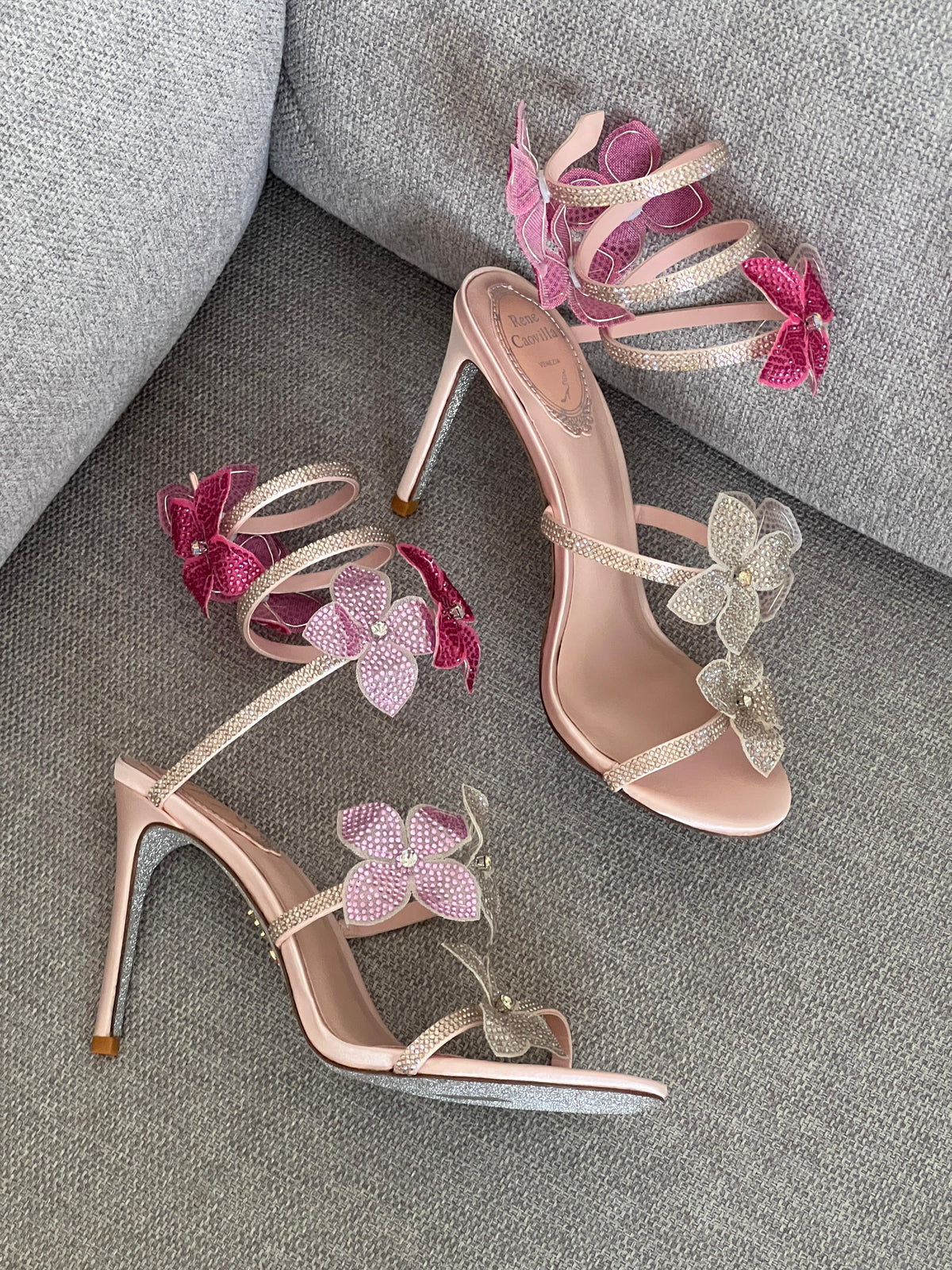 Rene Caovilla 105mm Floriane Sandal - 3