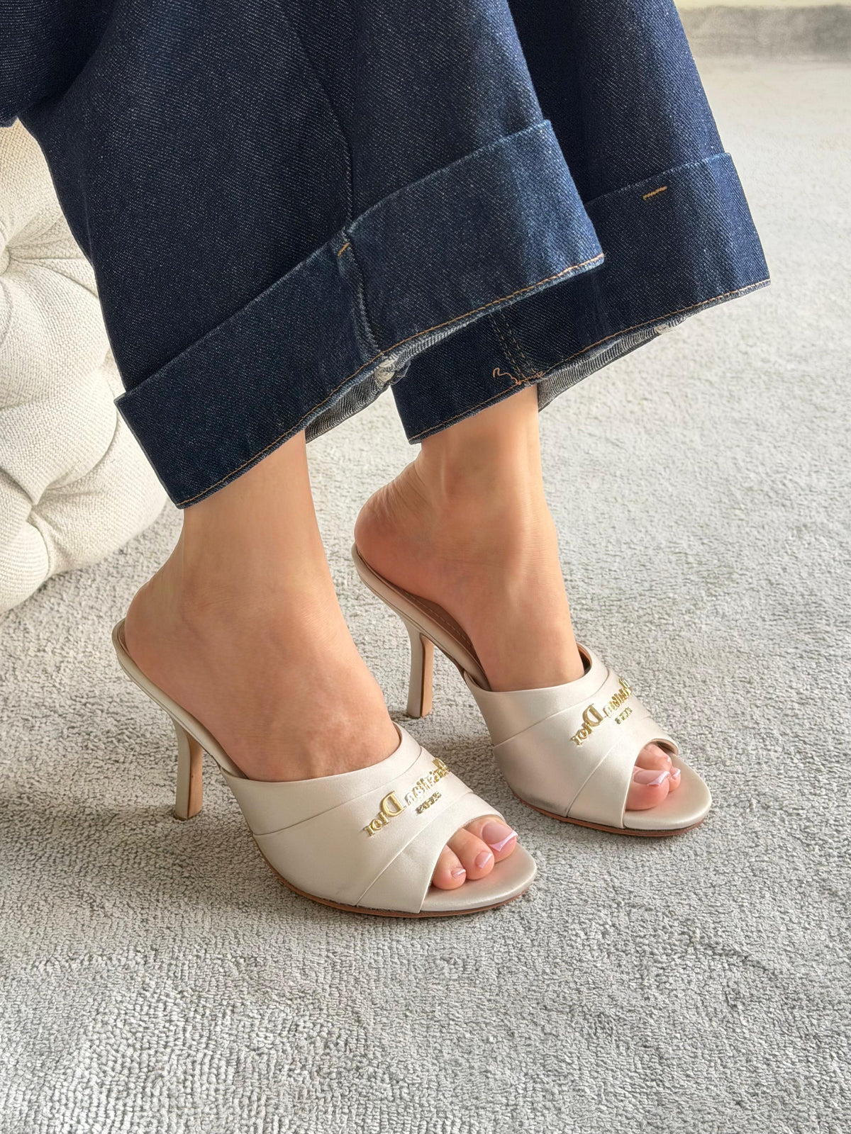 Dior My Dior Heeled Slides - 5