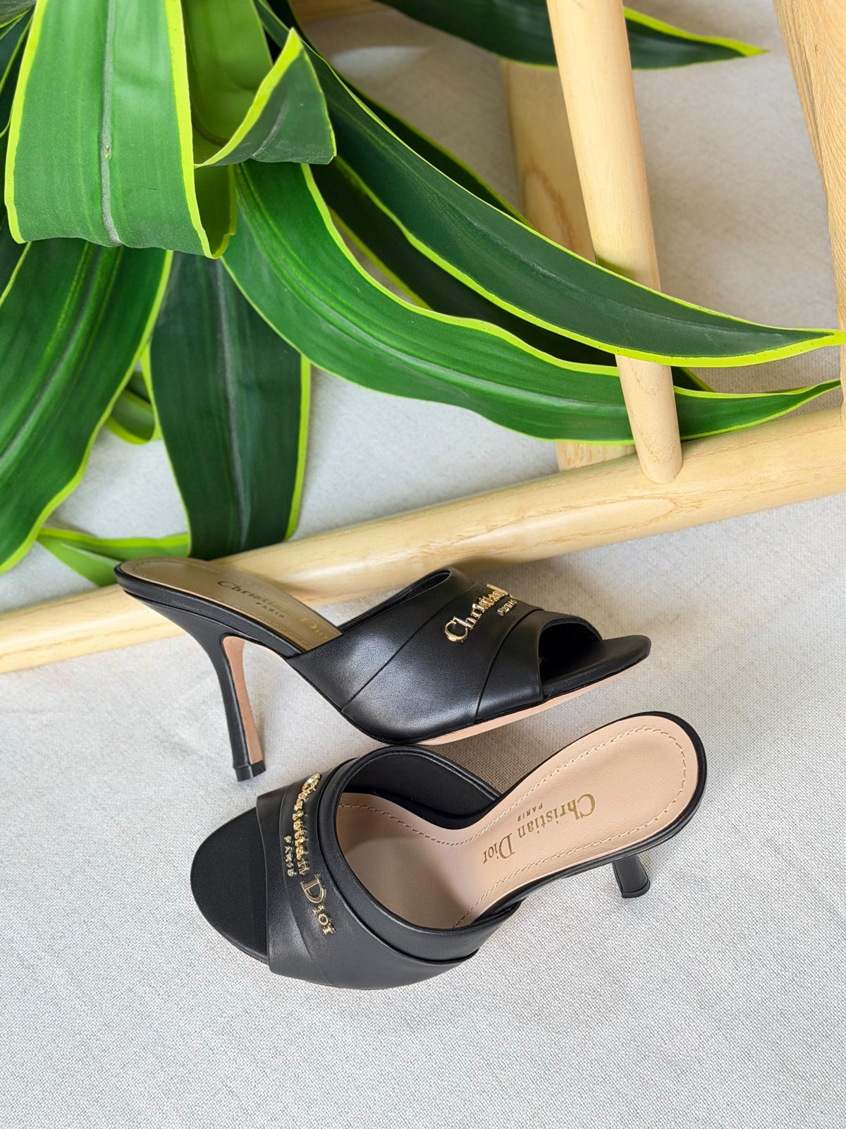 Dior My Dior Heeled Slides - 4