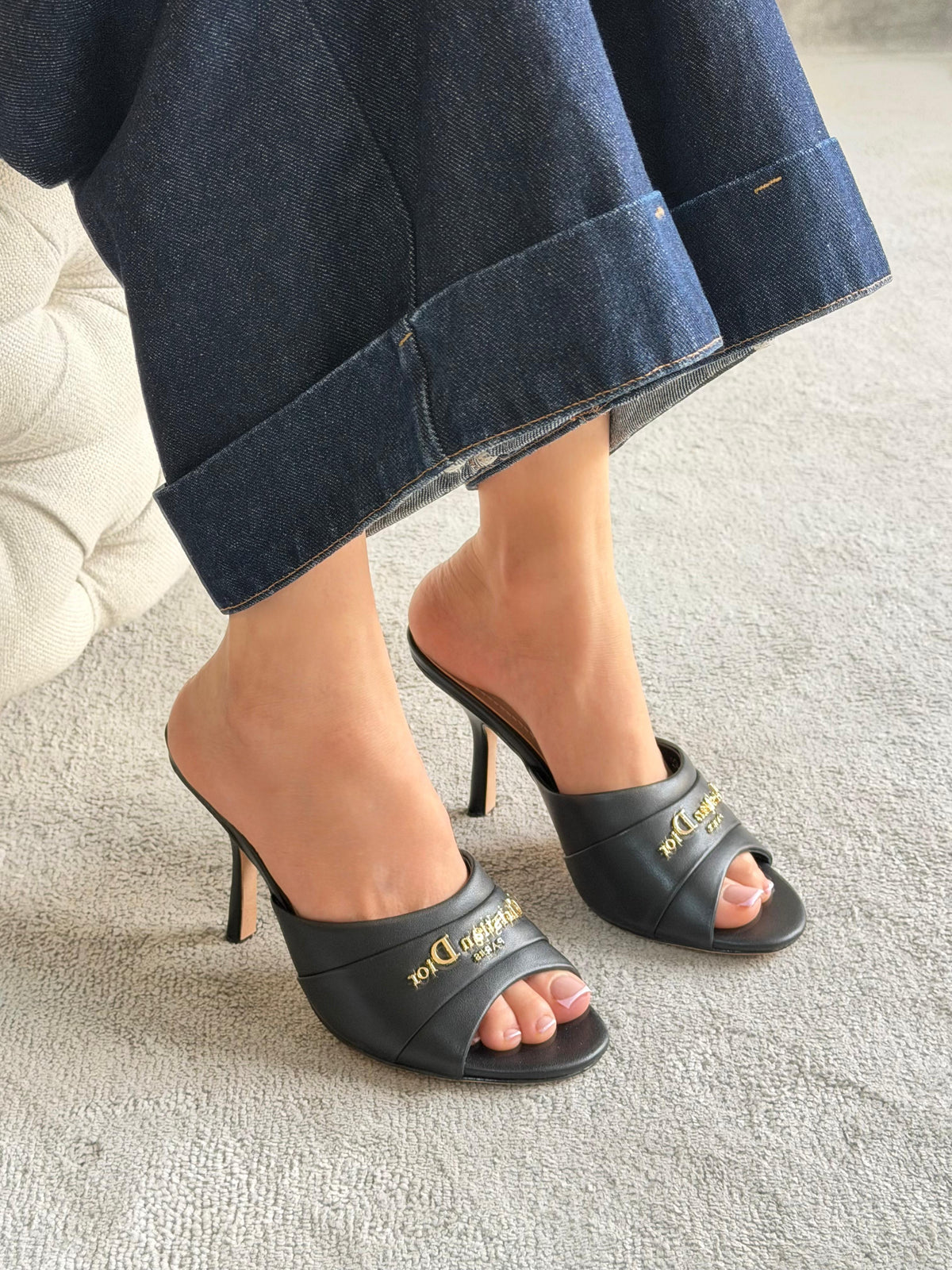 Dior My Dior Heeled Slides - 6