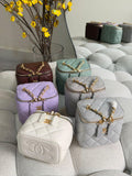 Chanel Quilted Lambskin Pearl Crush Mini Vanity Case
