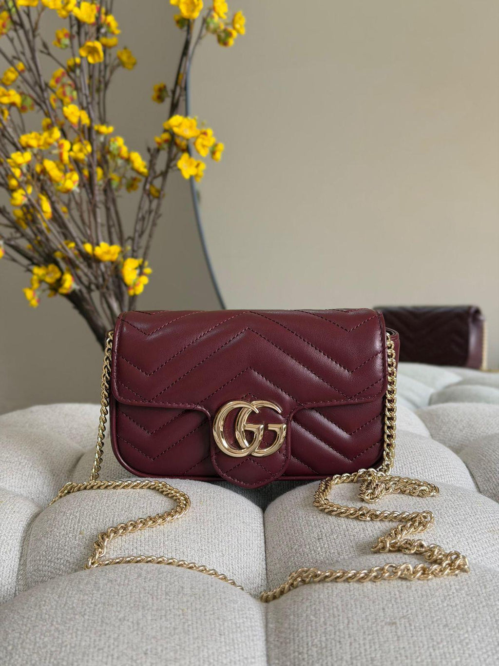 Gucci Super Mini GG Marmont Bag - 7