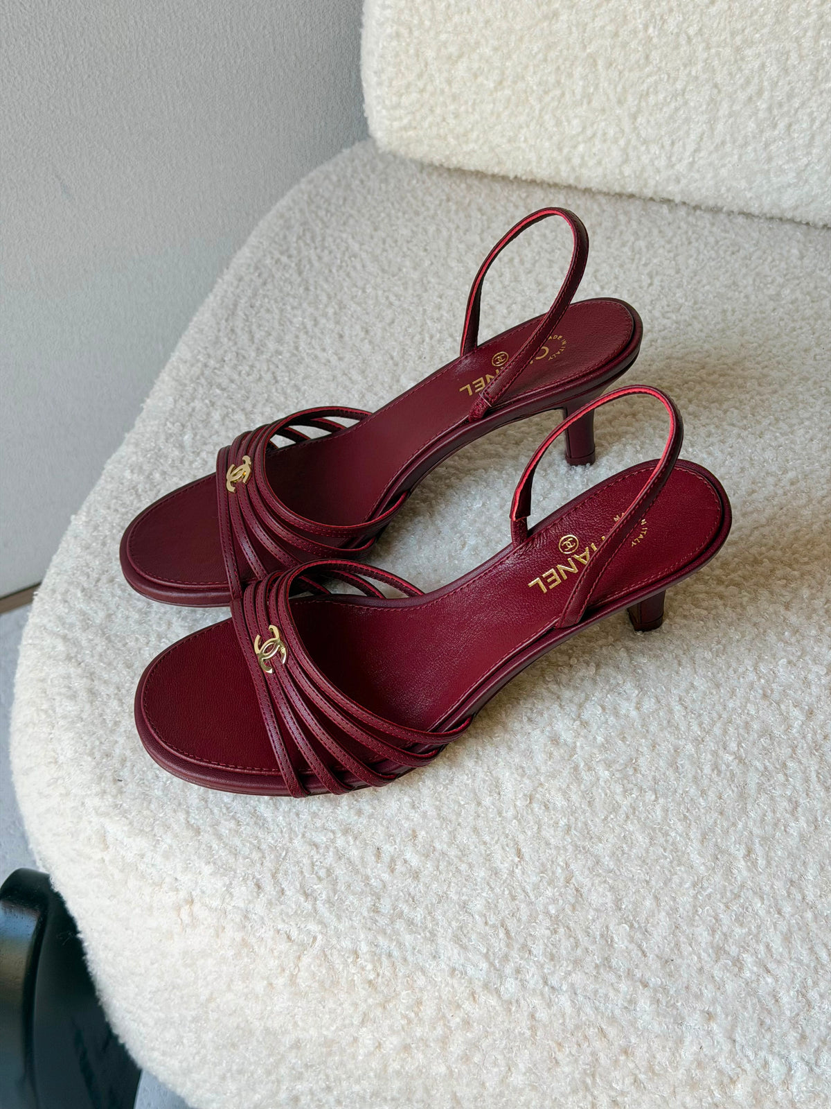 Chanel Goatskin Sandals - 3