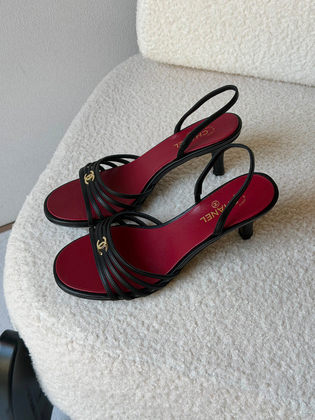 Chanel Goatskin Sandals - 6
