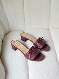 Dior Cannage Heeled Slide