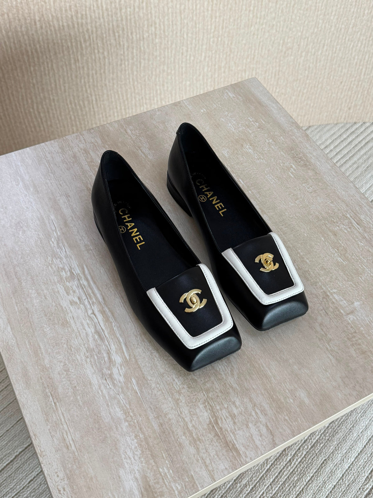 Chanel Lambskin Square-Toe - 4