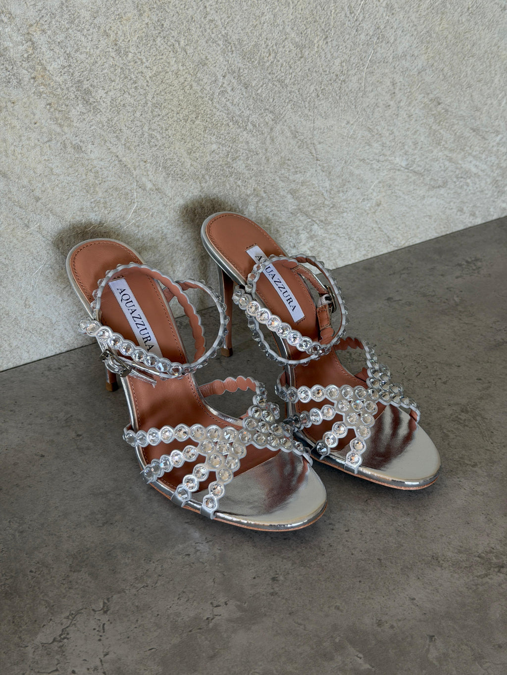 Aquazzura Tequila Embellished Sandals - 3