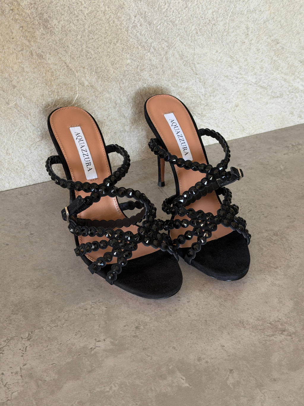Aquazzura Tequila Embellished Sandals - 4