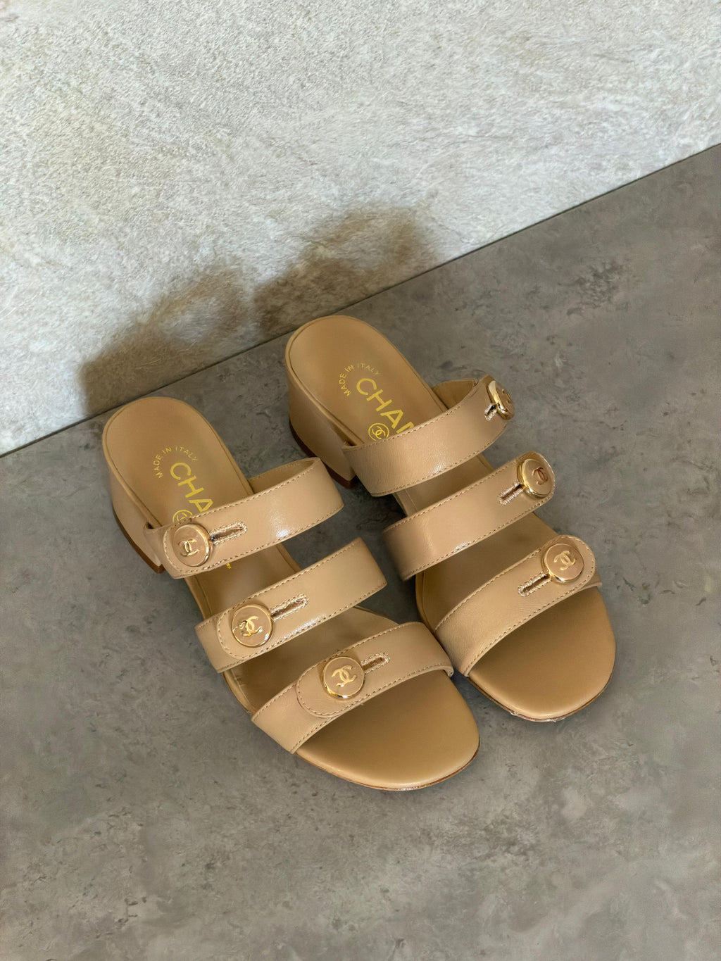Chanel Lambskin Mules - 8