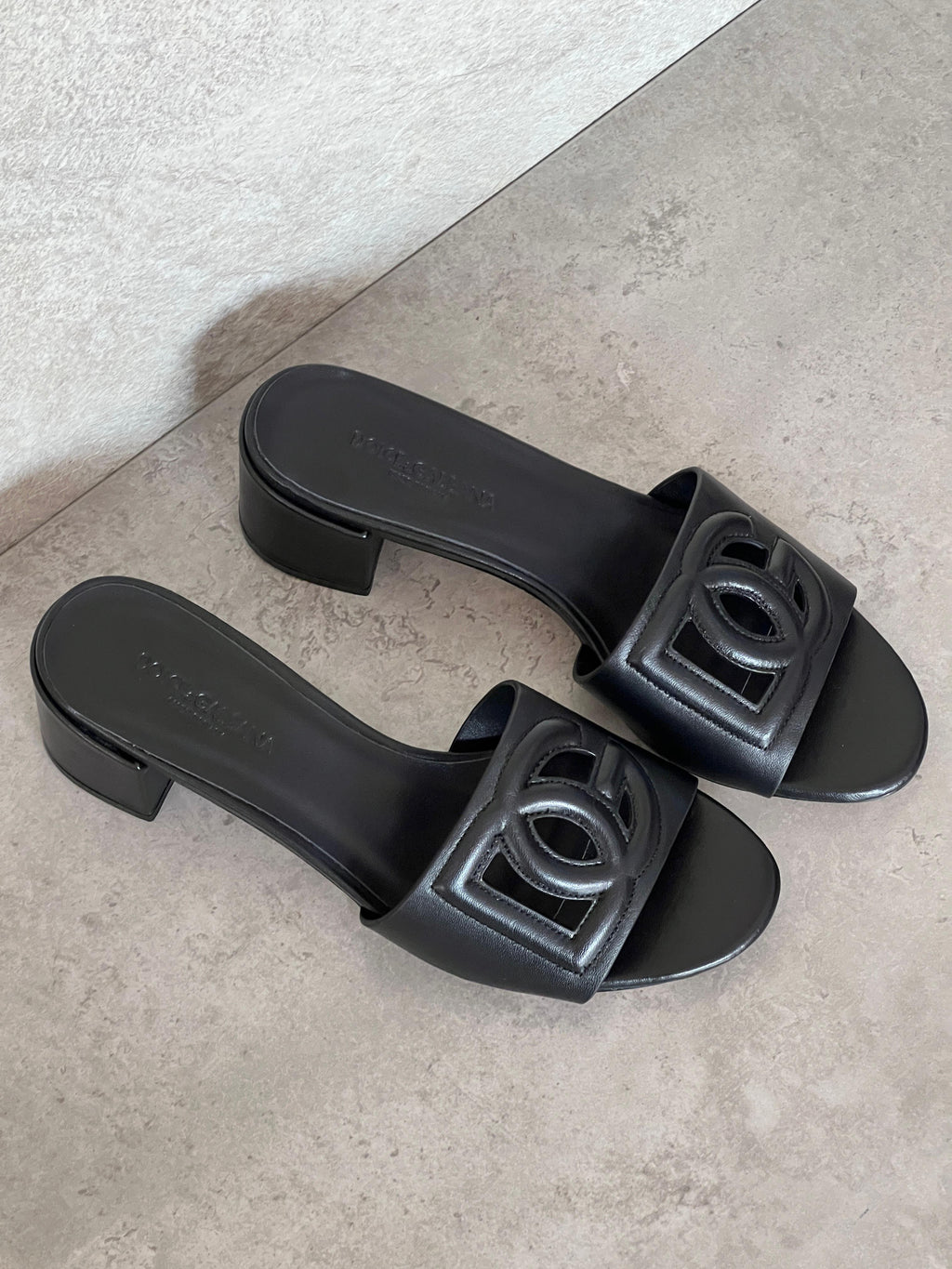 Dolce & Gabbana DG Millenials Leather Mules - 6