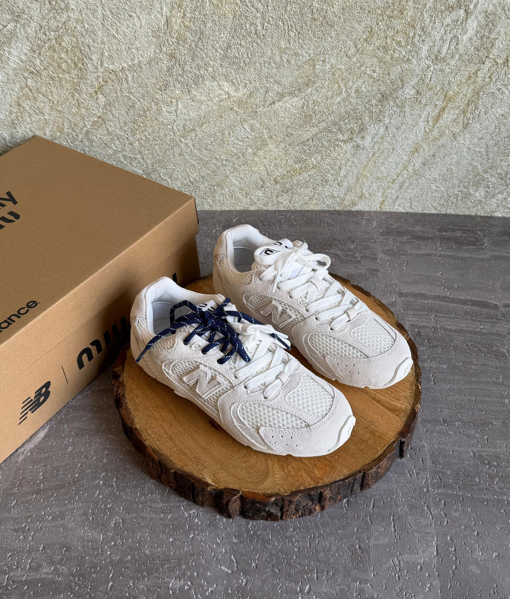 Miu Miu x New Balance 530 SL Suede Sneakers