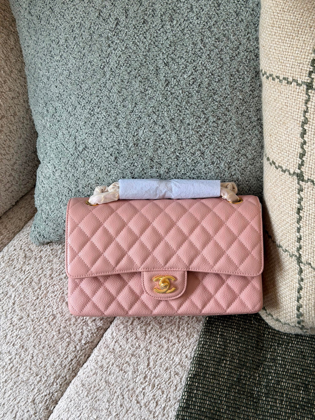 Chanel Medium Classic Double Flap Bag Gold Hardware - 10