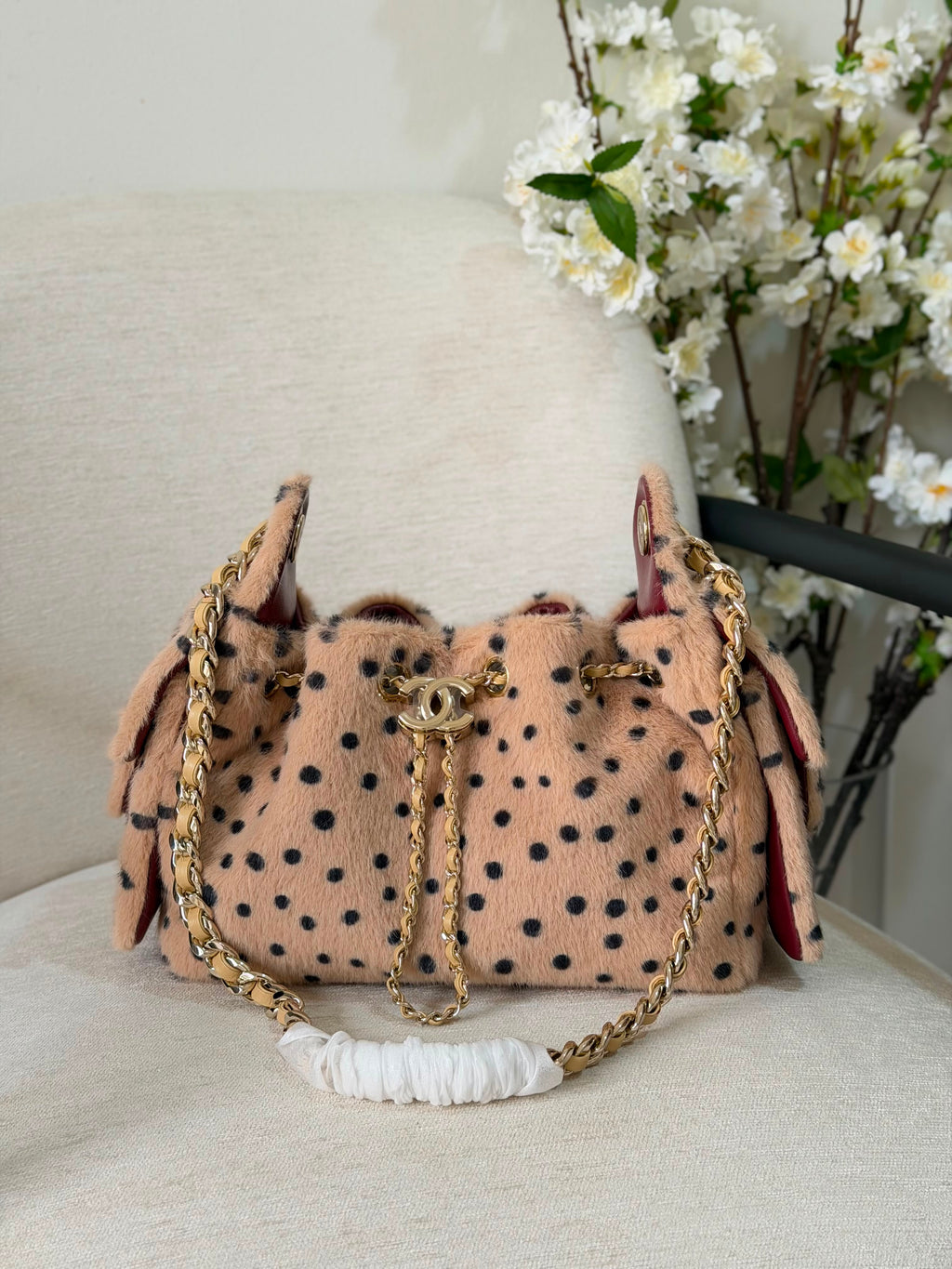Chanel Pony Hair Cheetah Printed Flap Bag