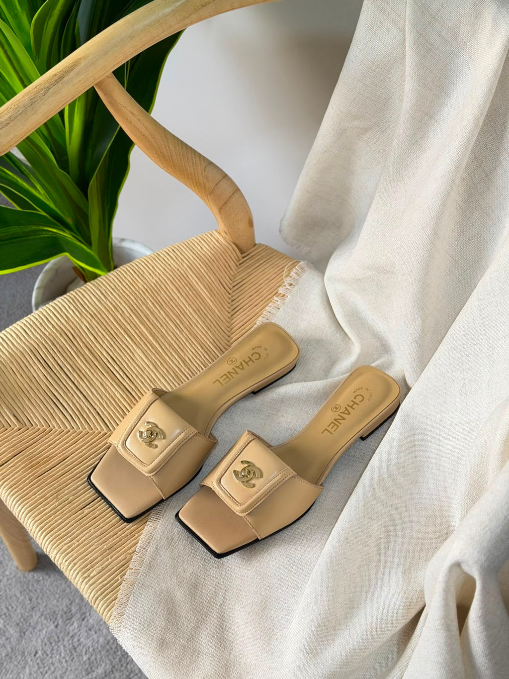 Chanel Turn-Lock Flat Mules - 14