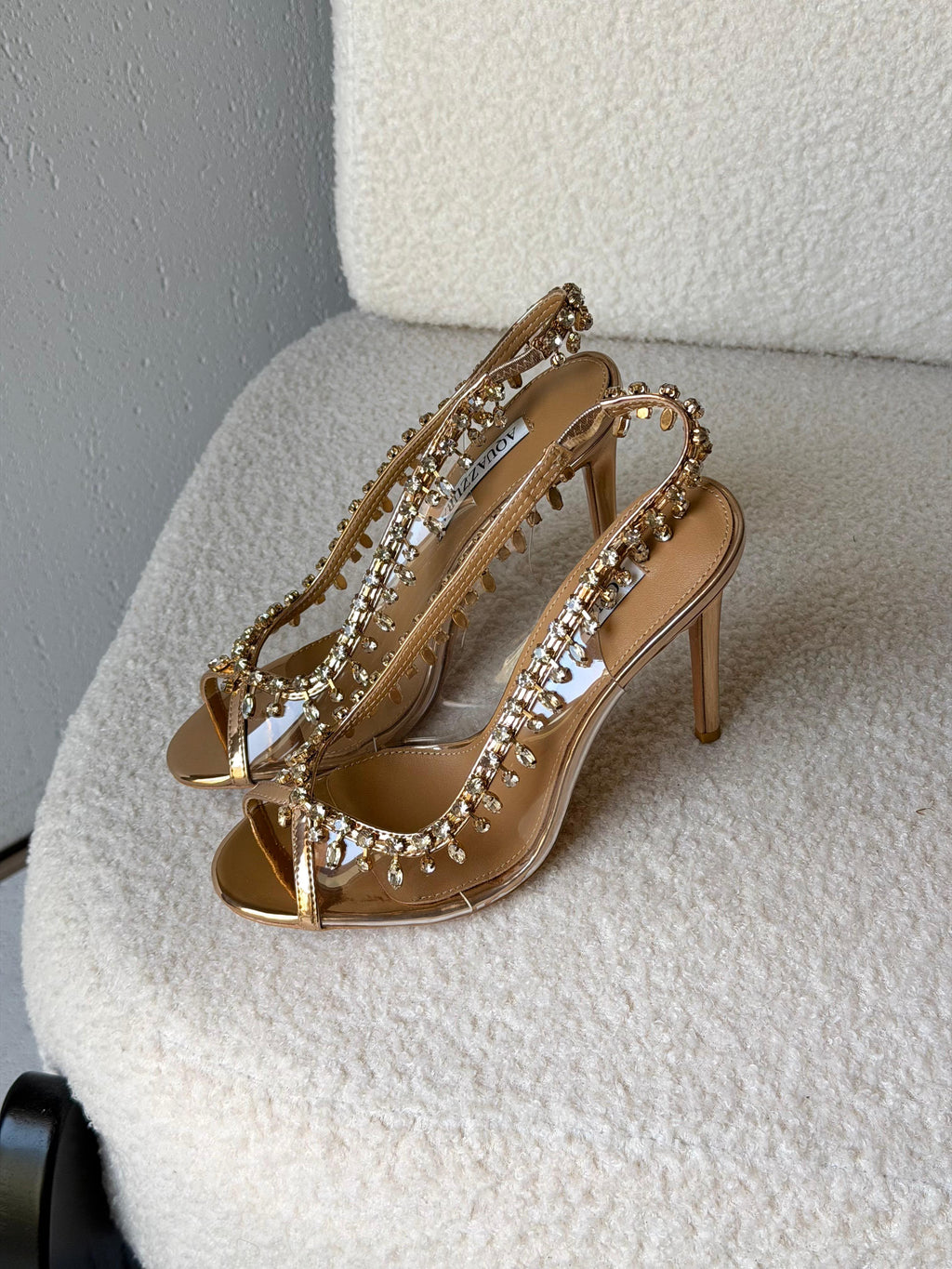 Aquazzura Temptation Crystal Sandals - 2