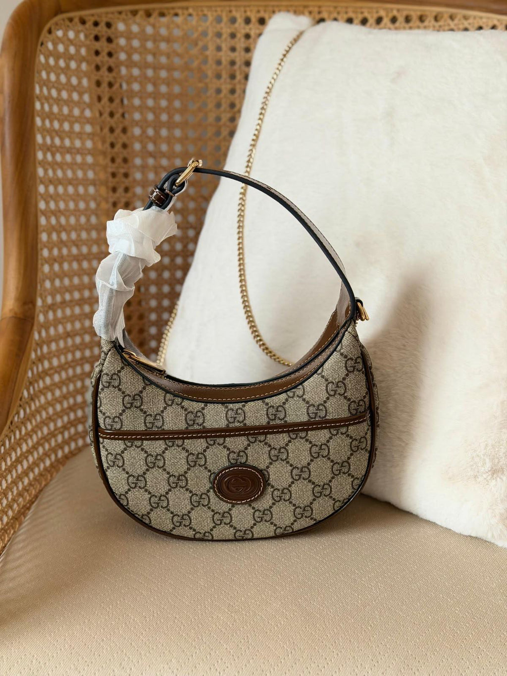 Gucci GG Marmont Half-Moon-Shaped Mini Bag - 2