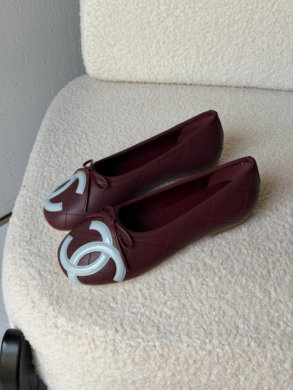 Chanel Lambskin Ballet Flats - 3
