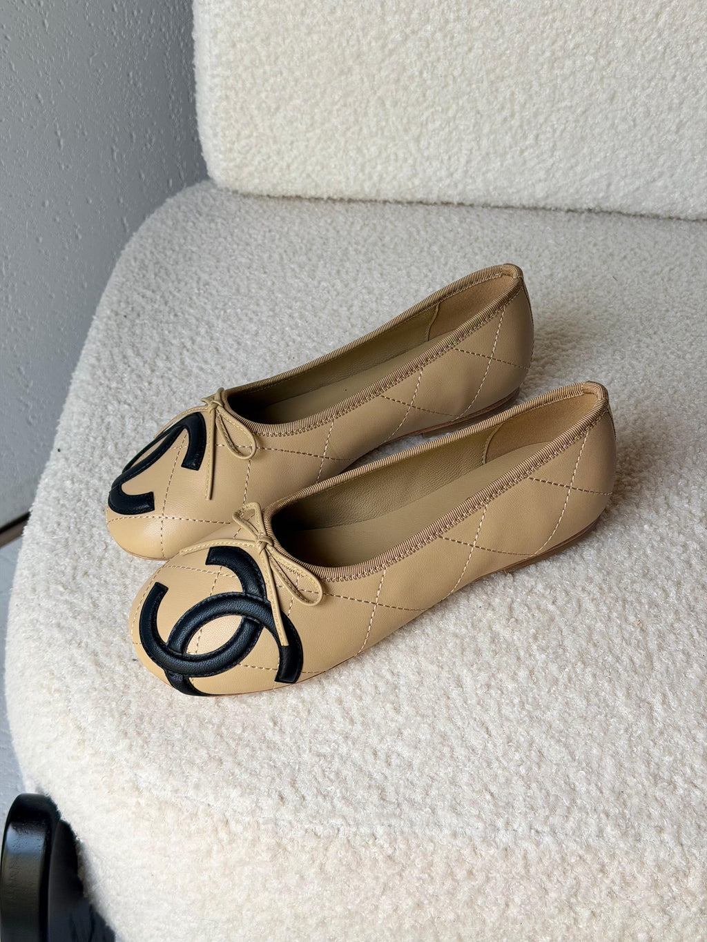 Chanel Lambskin Ballet Flats - 4