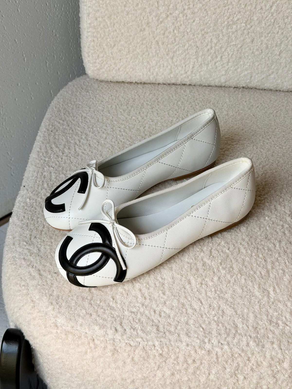 Chanel Lambskin Ballet Flats