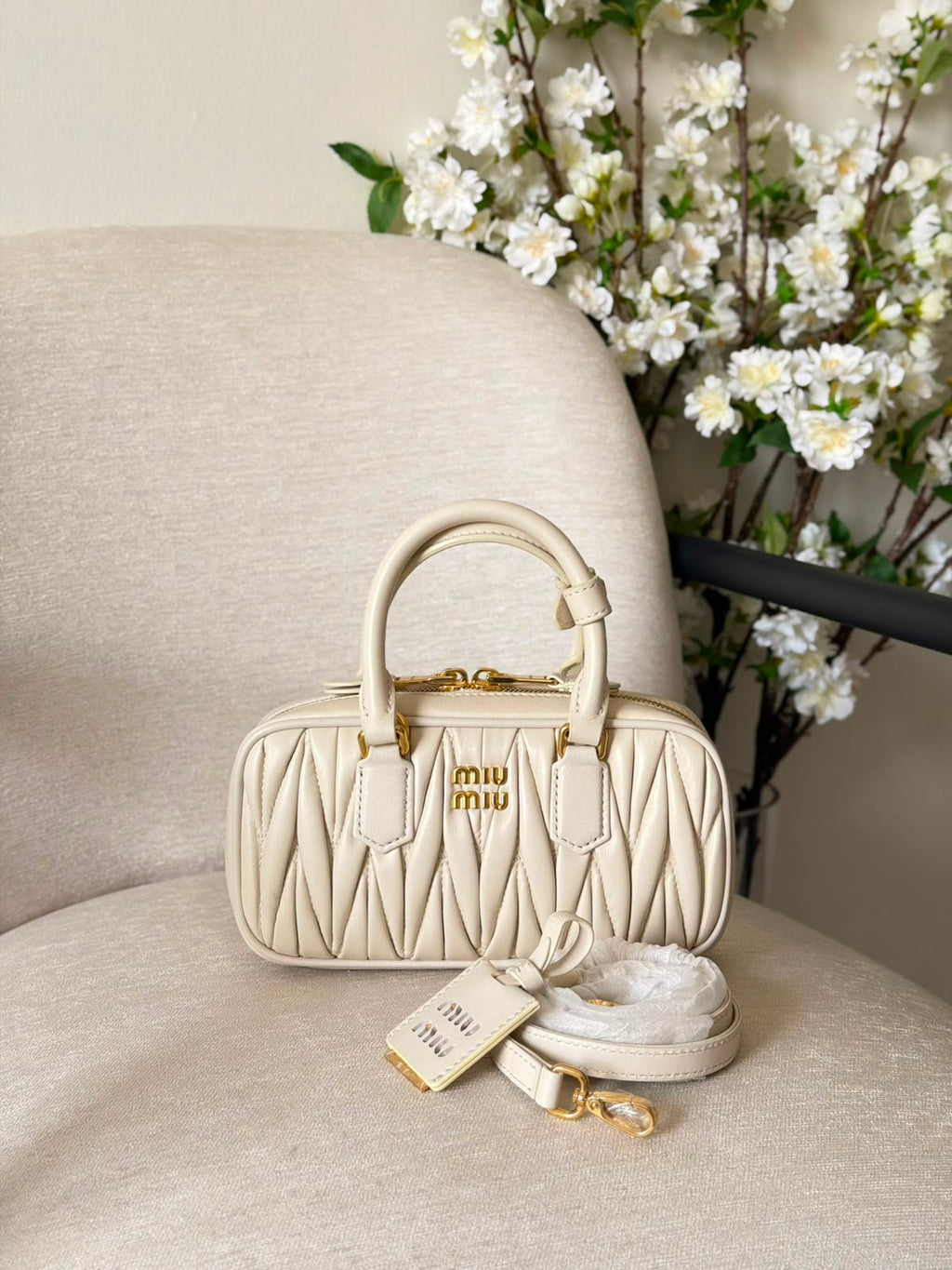 Miu Miu Arcadie Matelassé Nappa Leather Mini-Bag - 4