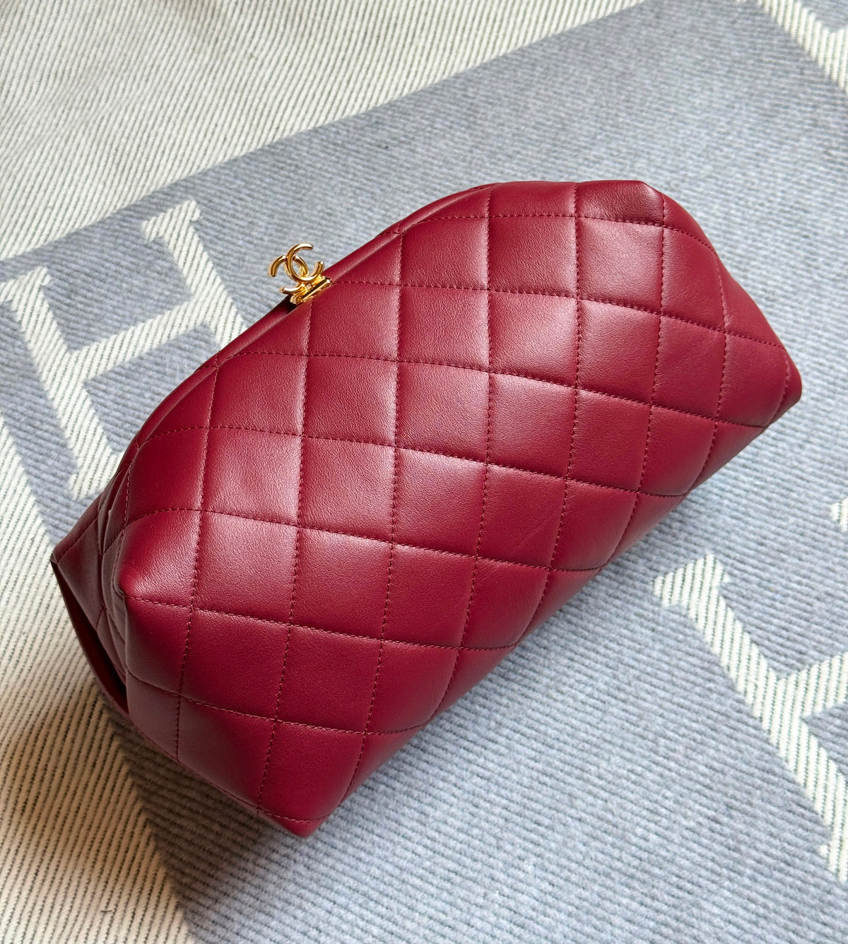 Chanel Quilted Lambskin Clutch