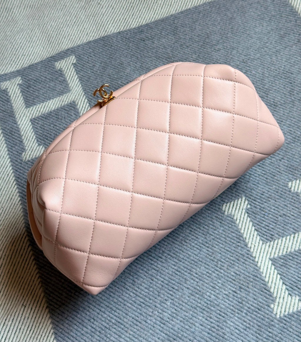 Chanel Quilted Lambskin Clutch - 3