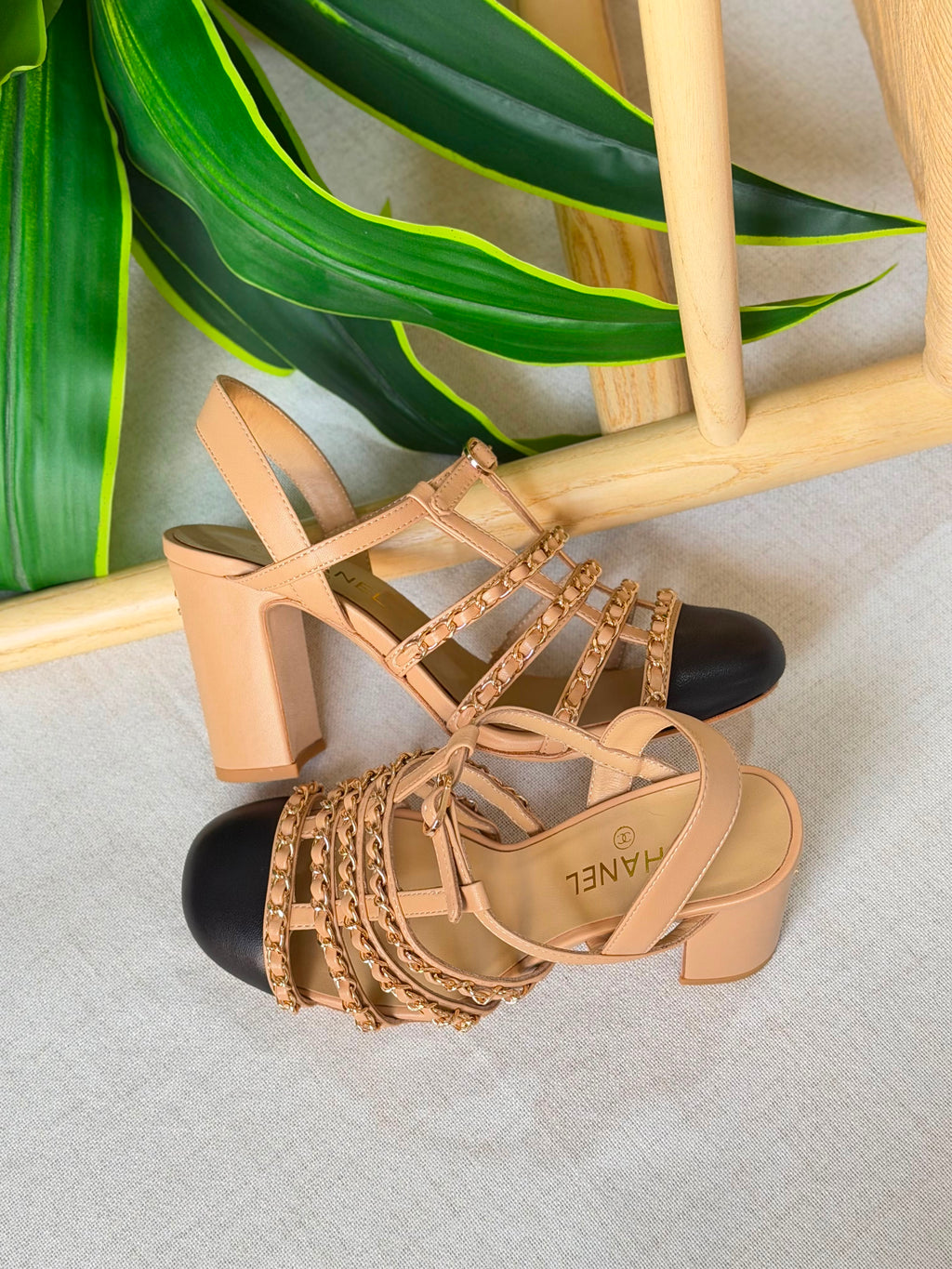 Chanel "Chaînes de Minuit" Heeled Sandals - 3
