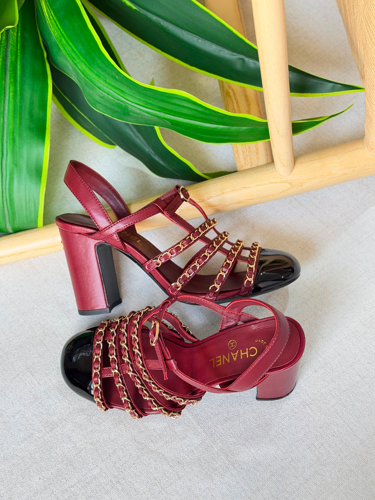 Chanel "Chaînes de Minuit" Heeled Sandals