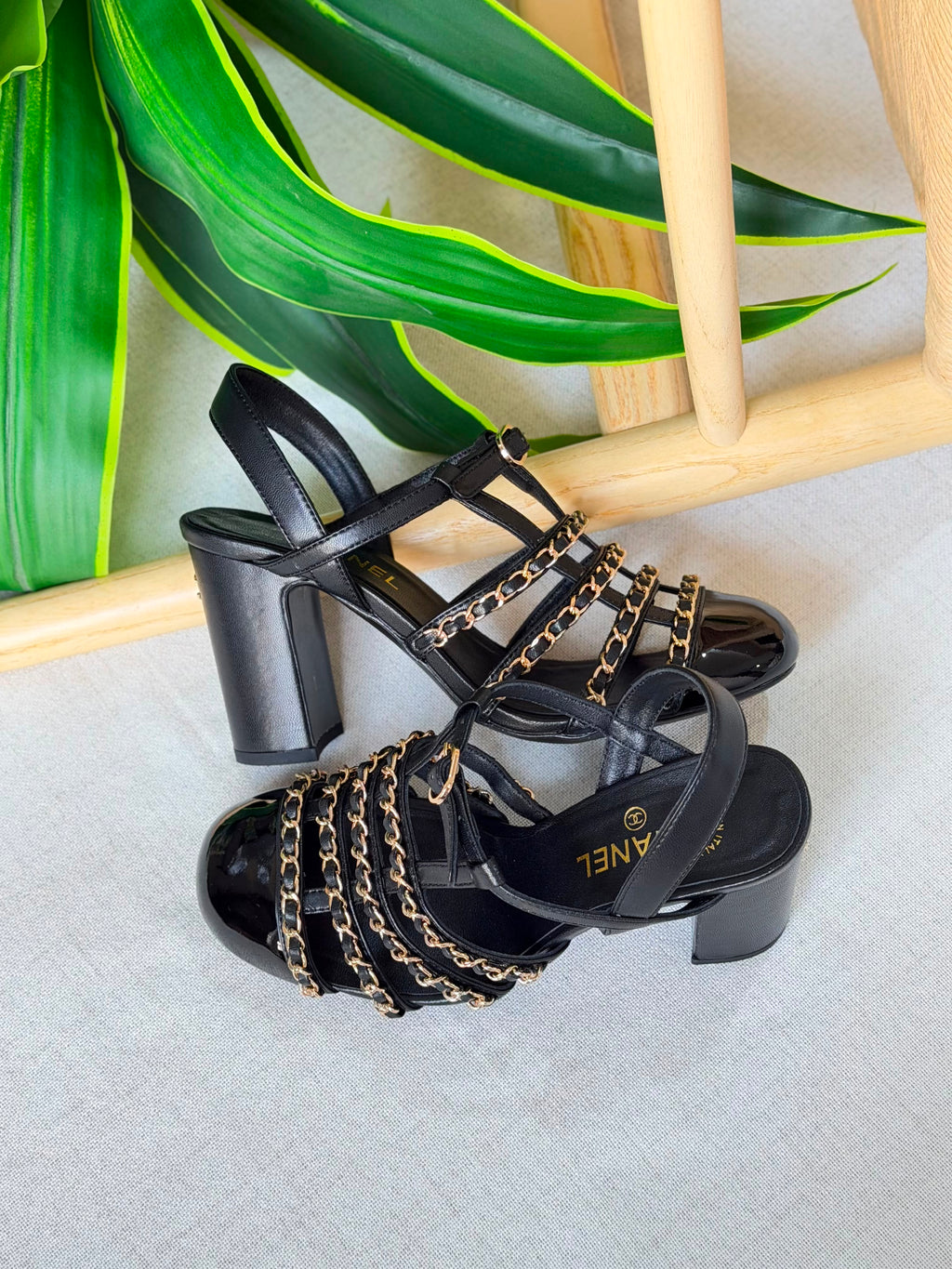 Chanel "Chaînes de Minuit" Heeled Sandals - 4