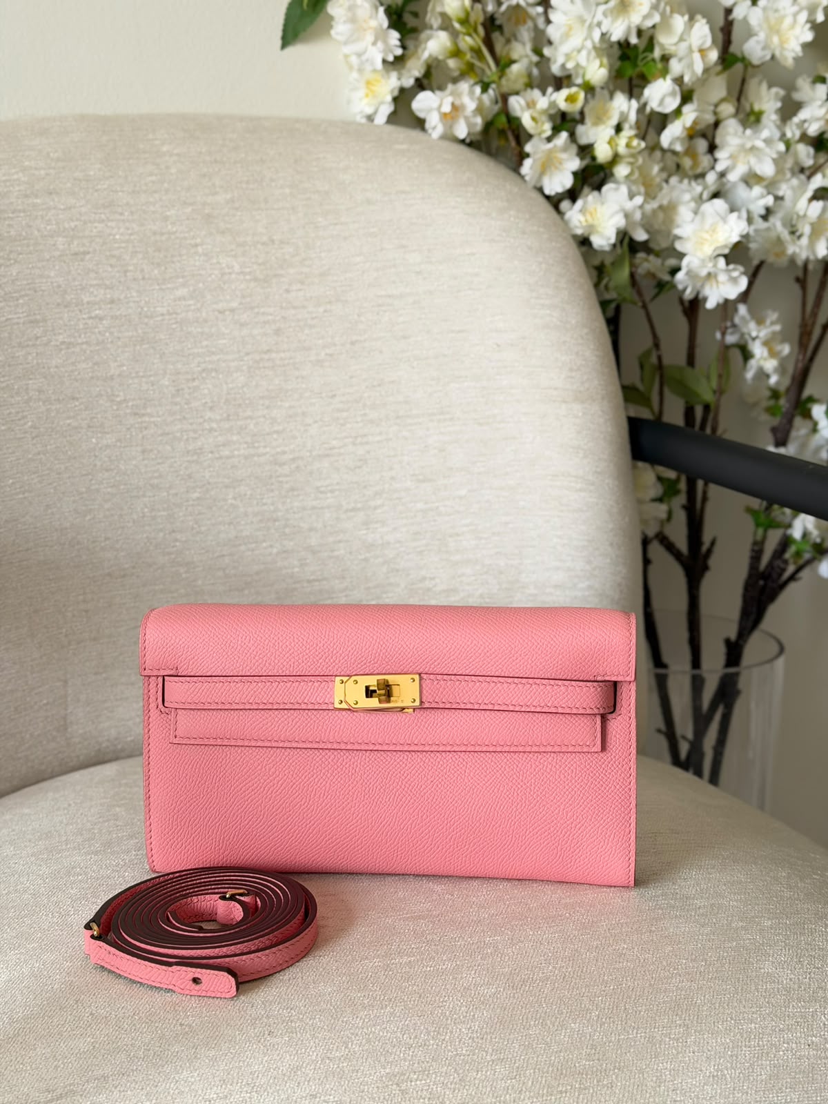 Hermes Kelly To Go Wallet Bag (Golden Hardware) - 4