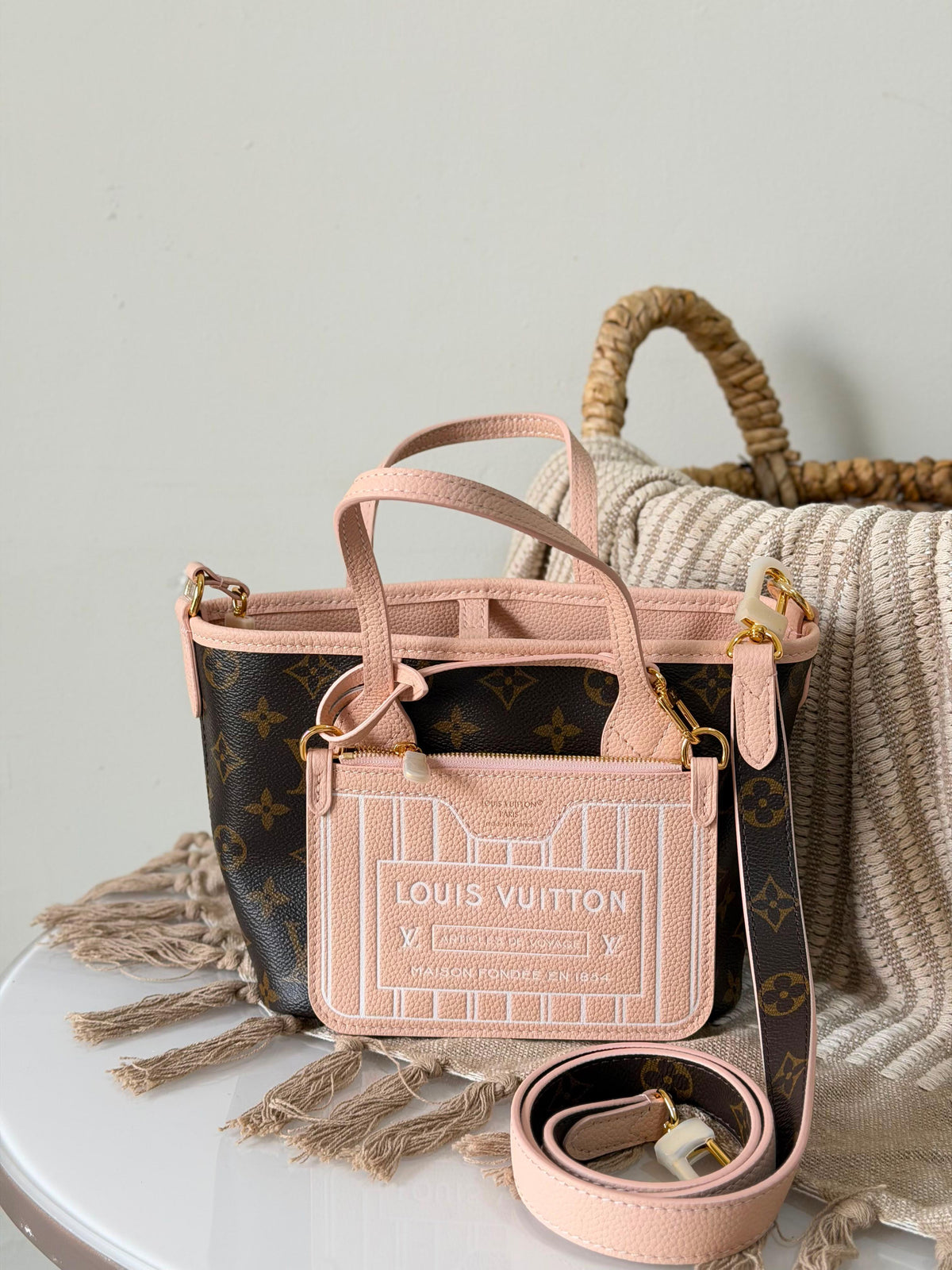 Louis Vuitton Neverfull Bandoulière Inside Out BB Bag - 2