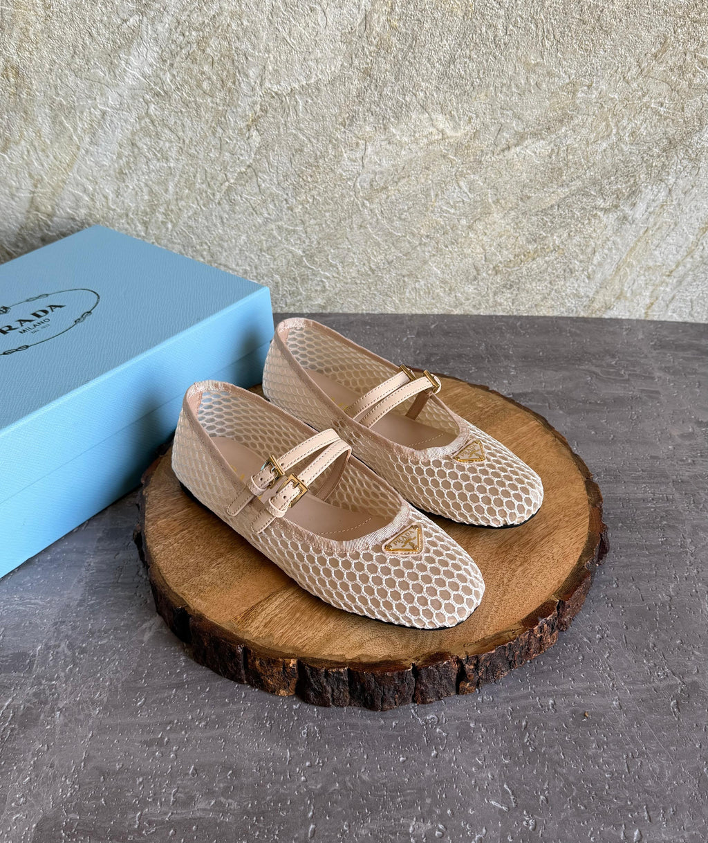 Prada Mesh Fabric Ballerinas - 2