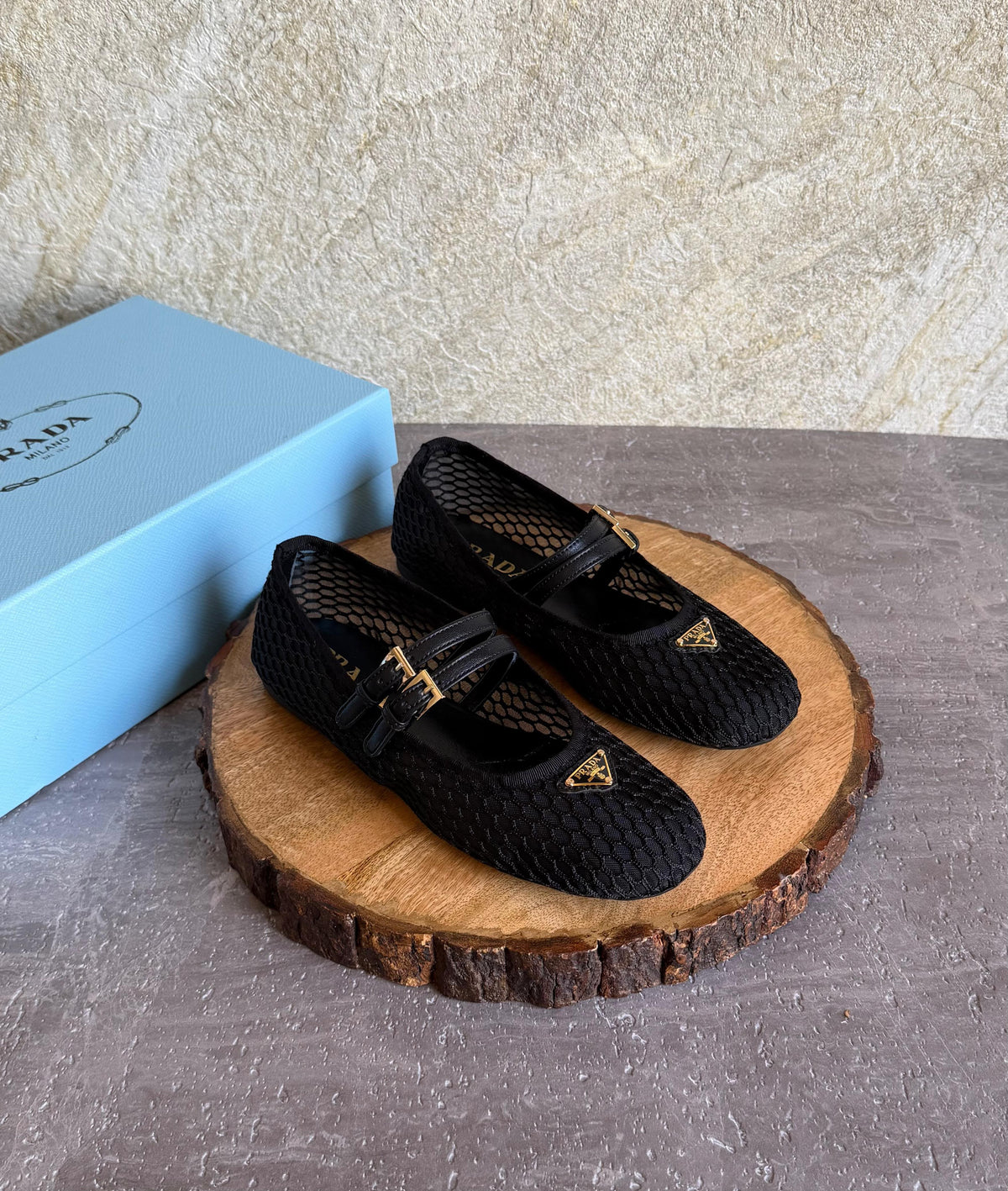 Prada Mesh Fabric Ballerinas - 3